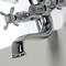 Kingston Brass KS247C Deck Mount Clawfoot Tub Faucet with Hand Shower, Polished Chrome KS247C - alternate 4